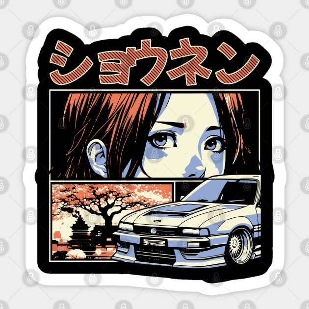 Tokyo Midnights V2 Sticker by TEENIE DESIGN